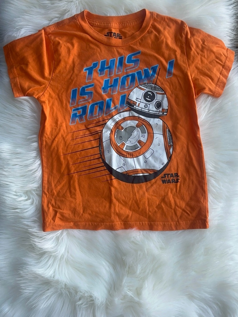 Star Wars Orange BB-8 Graphic Tee for Kids